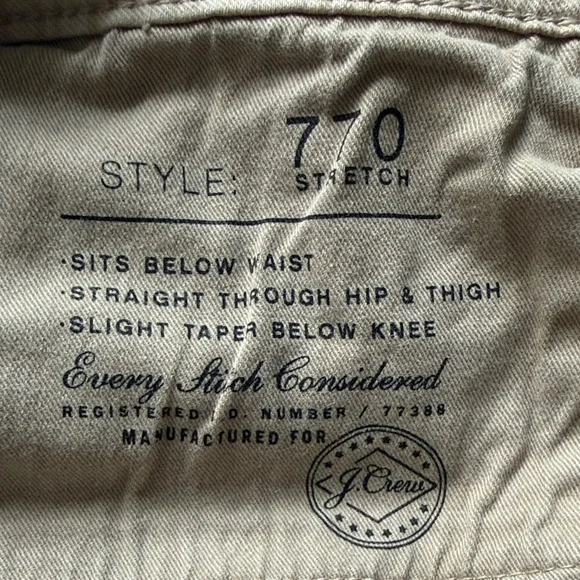 J. Crew Khaki Slim Jeans - Picture 4 of 4